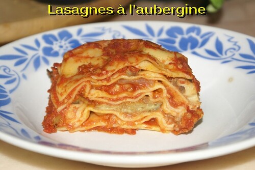 Lasagnes à l'aubergine