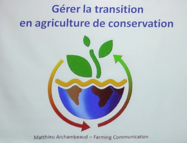 Une intéressante conférence sur l'agriculture de conservation au lycée agricole de la Barotte