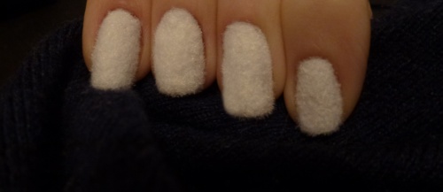 Il neige sur mes ongles !