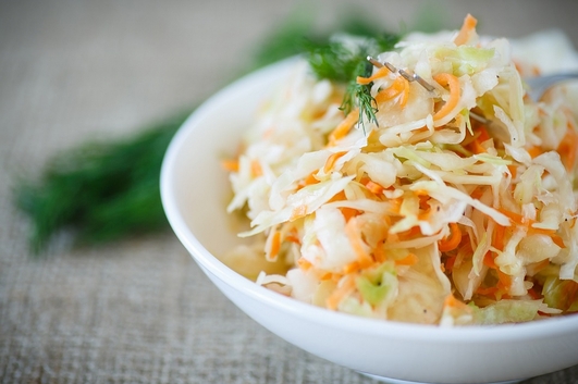 ♨ Recette de Coleslaw (salade chou / carotte) | Cuisine Blog