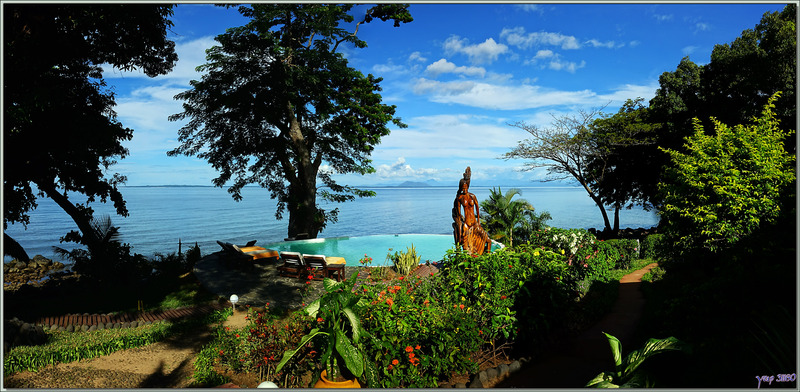 La piscine et sa déesse - Manga Soa Lodge - Nosy Be - Madagascar