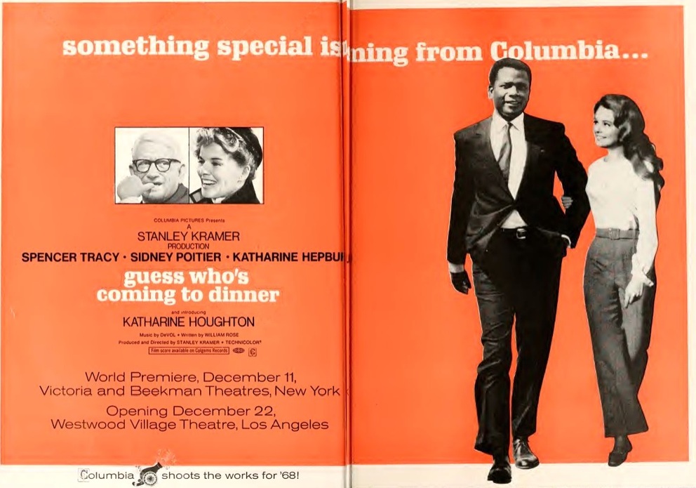 GUESS WHO'S COMING TO DINNER box office USA 1967
