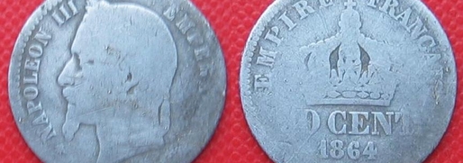 10 cent 1864 napoleon III