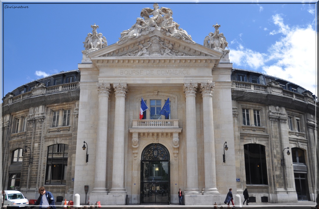 La Bourse de Commerce,avec sa coupolle