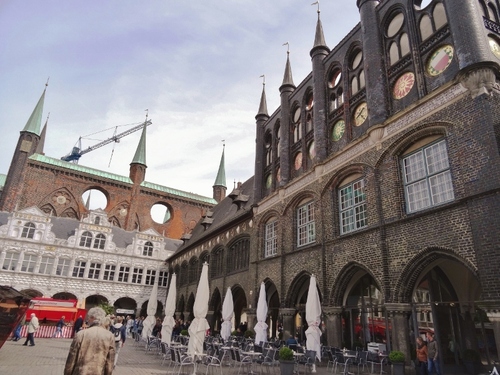 Lübeck en Alleamgne: autour du Rathaus (photos)