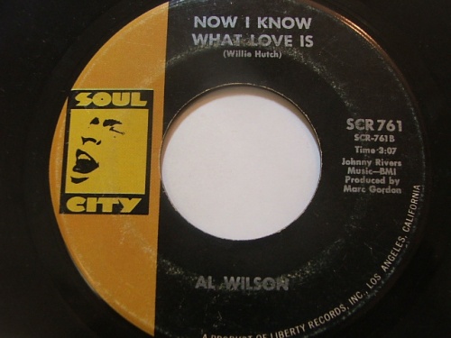 Al Wilson : Now I Know What Love Is