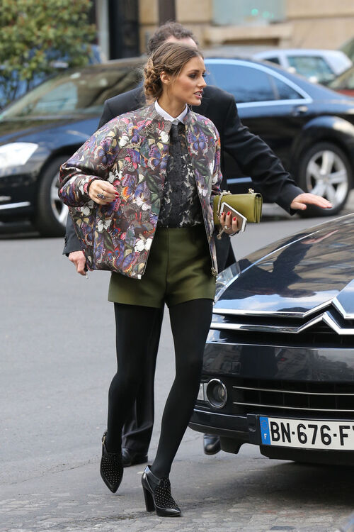 Olivia Palermo : Ultra trendy pour une séance shopping chez Dior