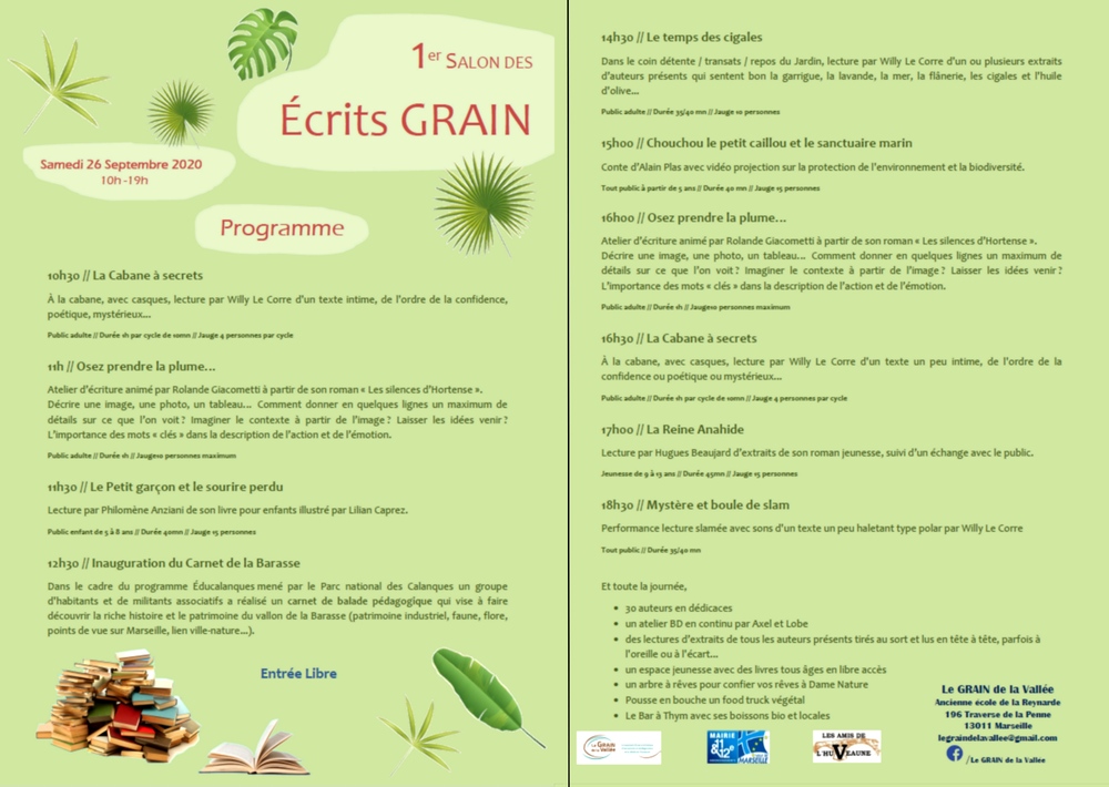 Le salon des Ecrits GRAIN