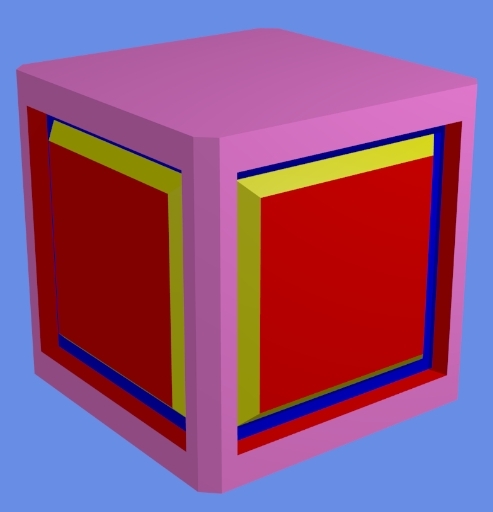 M3 Le rendu cube après sa modification