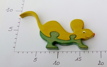 Puzzle Souris mouse boutdbois bois wood enfant child toy jouet
