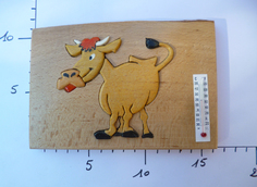 Tableau Vache Cow Bois Jouet Enfant Child Wood Toy