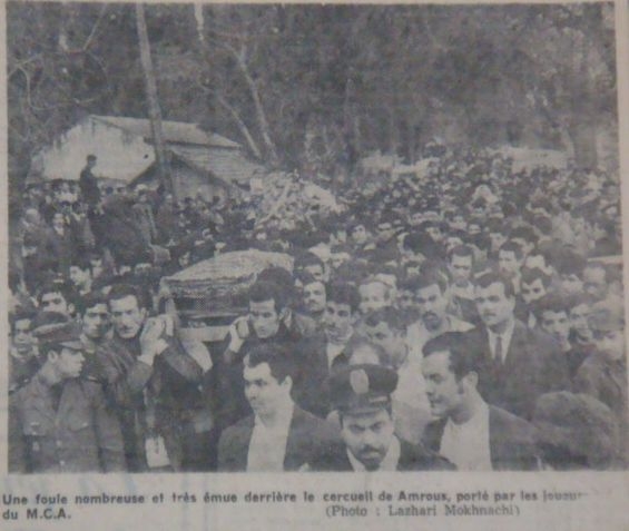 amrous tayeb inhumé par les joueurs du mca