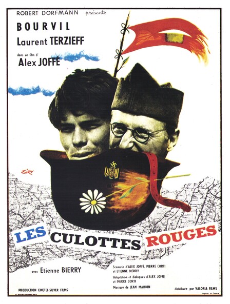 LES CULOTTES ROUGES - BOX OFFICE BOURVIL 1962