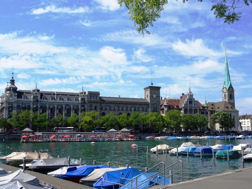 Zürich, le long de la Limmat (photos)