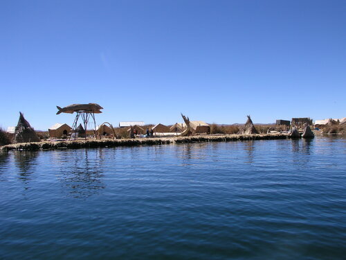 Voyage au Pérou août 2009, de Puno au Lac Titicaca,  île Uros