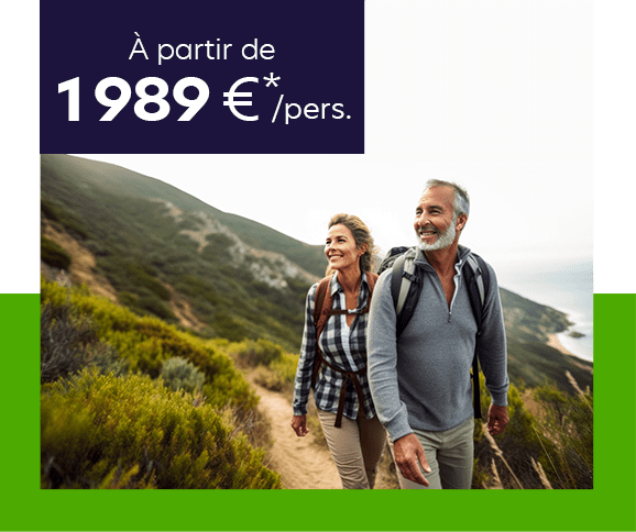 À partir de 1 989 €*/pers.