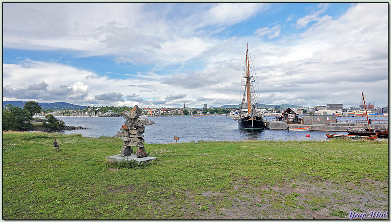 Visite du Frammuseet, musée du FRAM, navire d'exploration polaire de 1892 - Presqu'île de Bygdøy - Oslo - Norvège