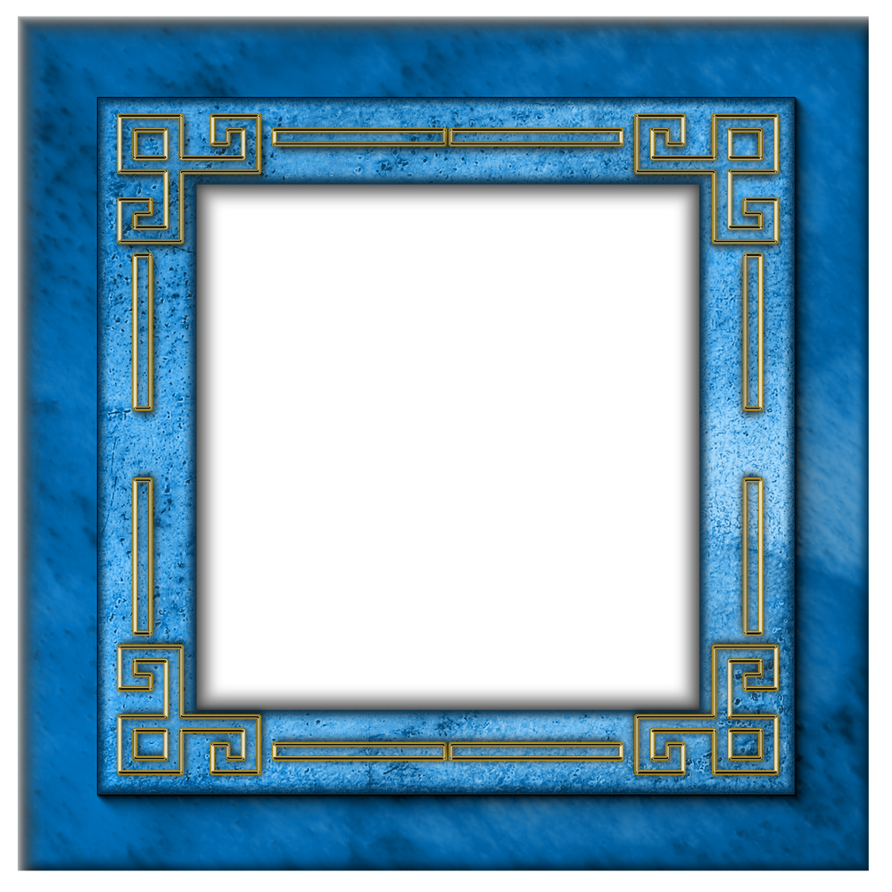 cadre bleu - images png et fond d'écran