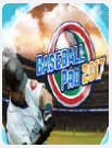 L’affiche du jeu « Baseball Pro 2017 »