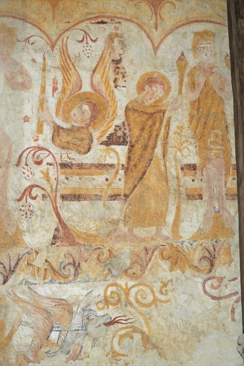 Moutiers-en-Puisaye, une église à fresques