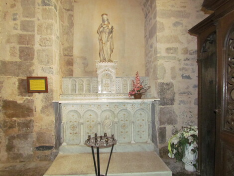 L'EGLISE SAINT EULALIE . 12230 . AVEYRON .