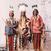 Jicarilla Apache Chiefs Garfield, Ouche-te Foya and Sanches. 1899. Photo by Detroit Photographic Co.