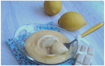 CRÈME AU CITRON ET CHOCOLAT BLANC