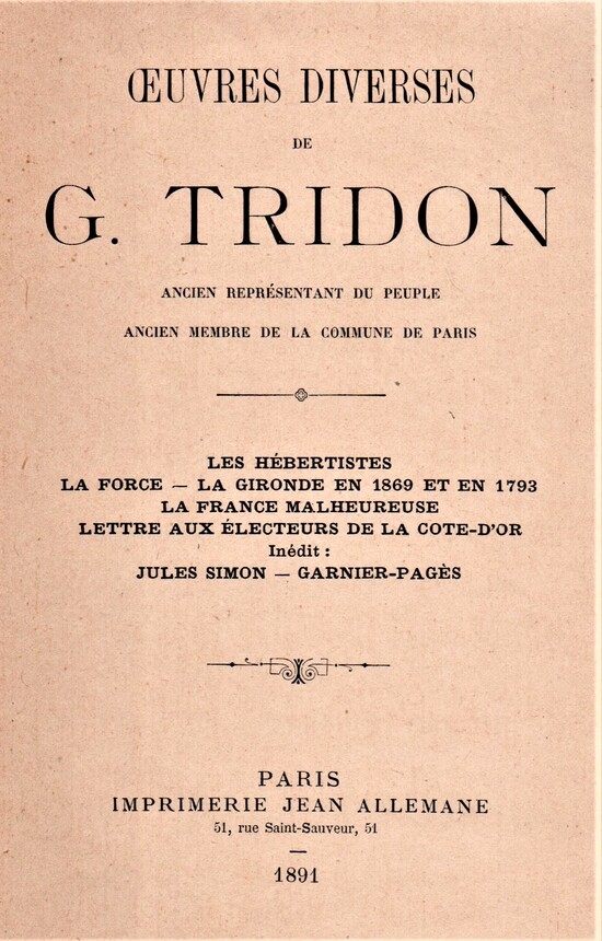 Gustave Tridon