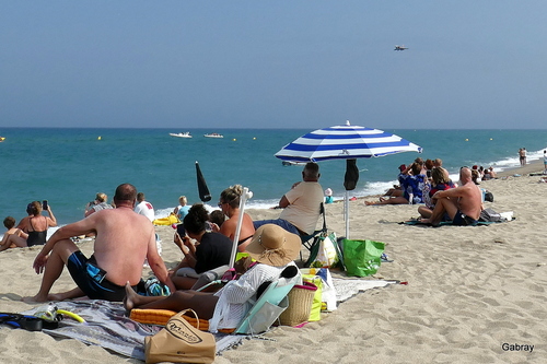 La plage du Barcarès est envahie !