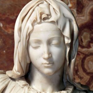 Michelangelo Buonarroti - Pieta (détail)