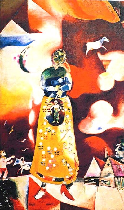 Chagall 6 /  1913:le violoniste