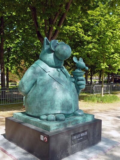 L'exposition "Le Chat déambule" de Philippe Geluck aux Champs-Elysées