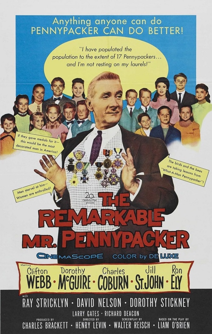 THE REMARKABLE MR.PENNYPACKER BOX OFFICE USA 1959