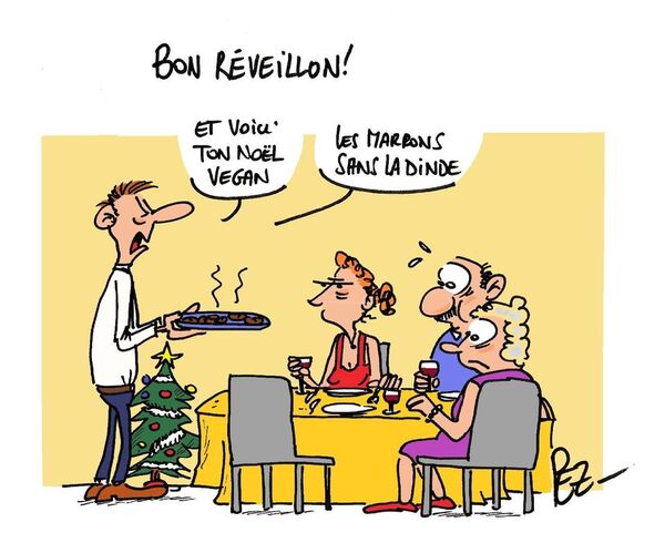 Les cadeaux et les repas de fêtes 2021 vus par les caricaturistes....