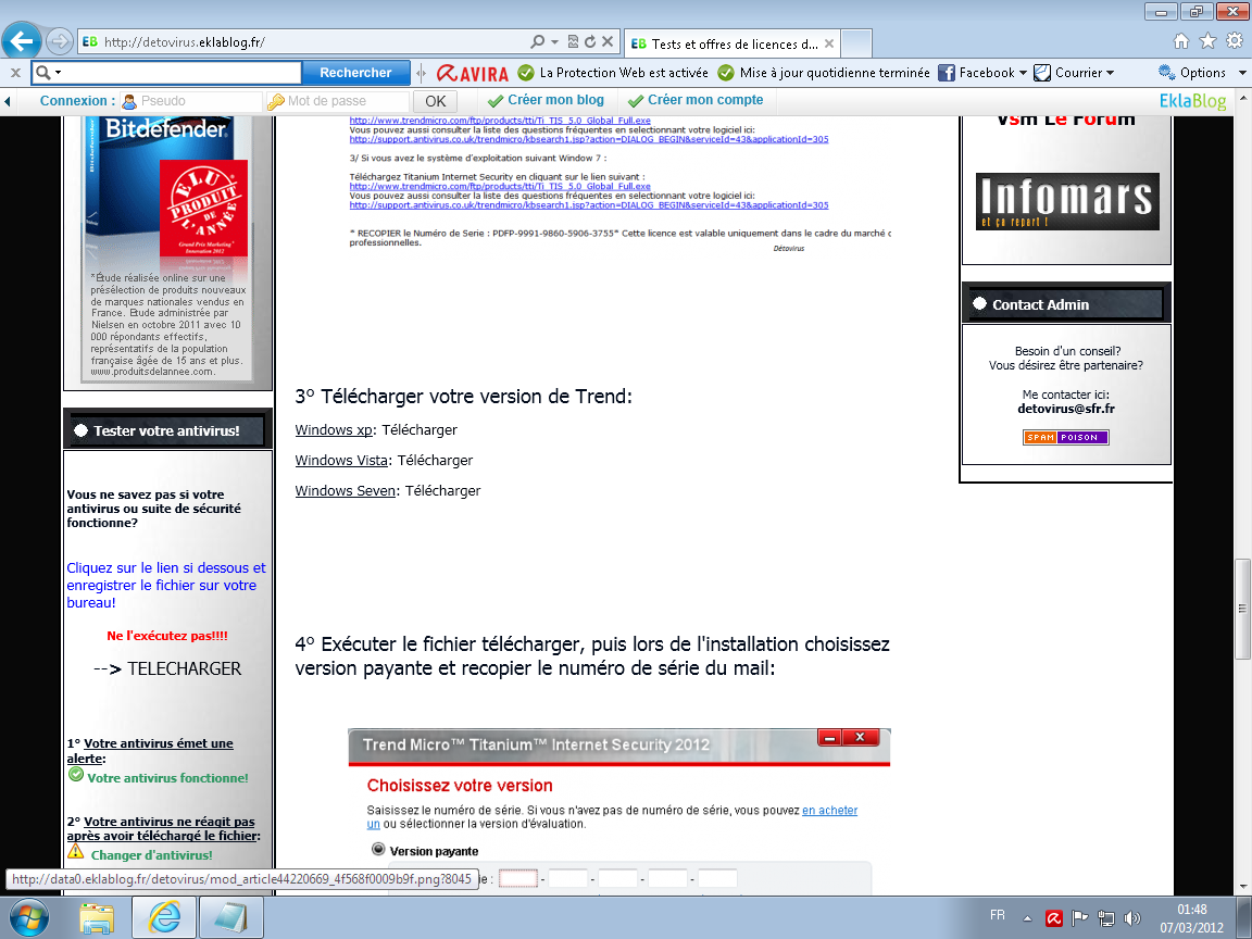 TÉLÉCHARGER MISE A JOUR AVIRA VDF 2012 VDF A JOUR 2012 TÉLÉCHARGER MISE AVIRA