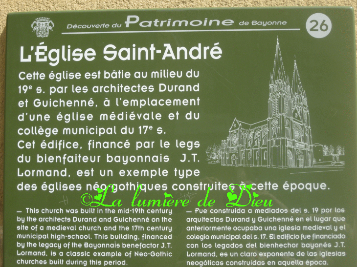 Bayonne : église saint André