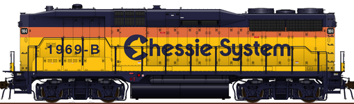 EMD GP30 Chessie System 1969 unité B  