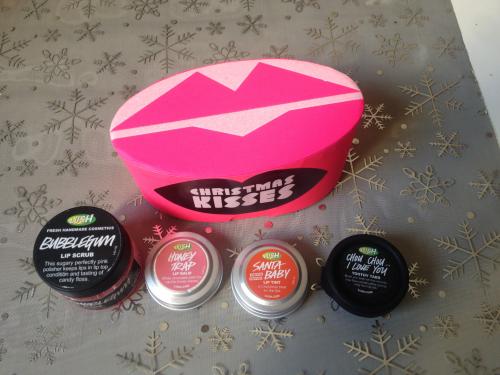 Le coffret Christmas Kisses pour les lèvres, Lush