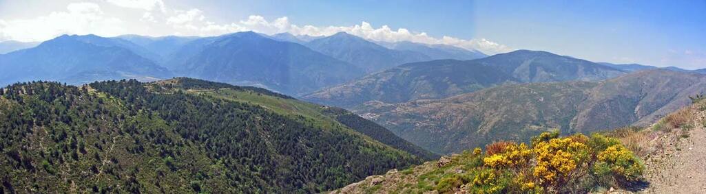 Des merveilles au pays d'Alysse - Le Tour du Coronat - 1er jour - Jujols (940 m) - L'Estany del Clot (1.635 m) par le Col du Portus (1.736 m)-16 kms.