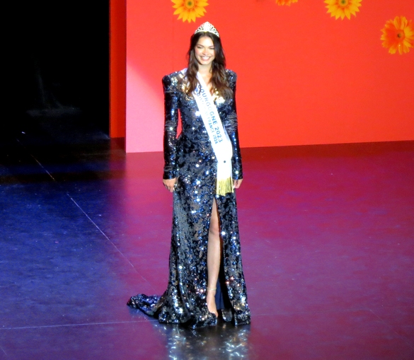 Chlara Cuisinier, a été élue Miss Côte d'Or  2024 au théâtre Gaston Bernard de Châtillon-sur-Seine...