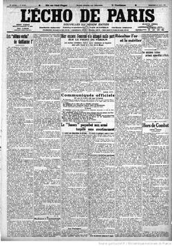 Unes de Presse 1916