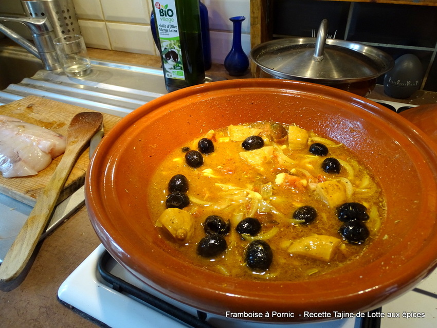 Tajine de lotte aux épices 