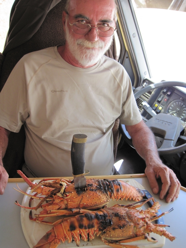 Mauritanie Nouakchott repas langoustes