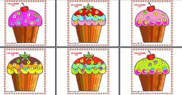 jeu loto des cupcakes la maternelle de lila