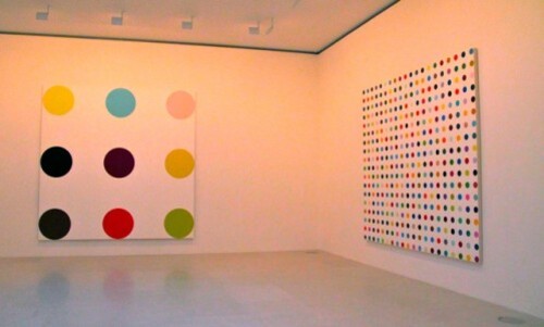 Damien Hirst spot painting Gagosian Paris 7