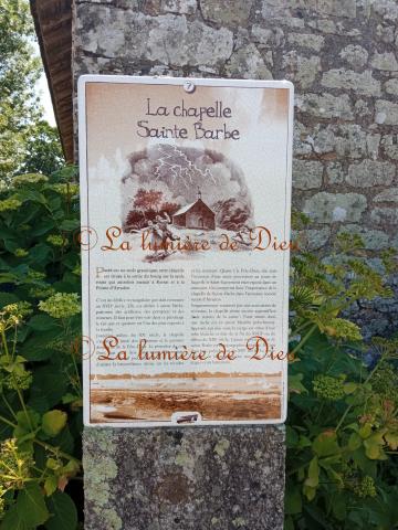 Arradon, la chapelle sainte Barbe