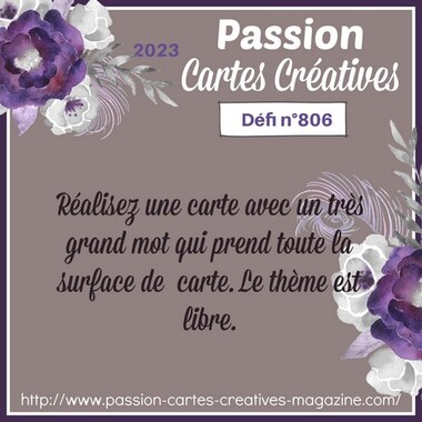 Passion Cartes Créatives#806 !