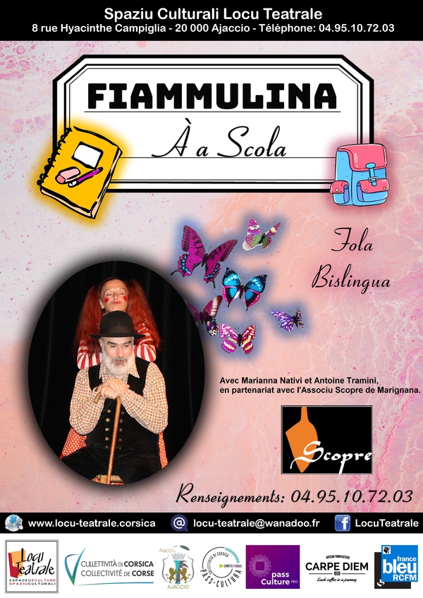 17 juillet 2021 à 21h - Fiammulina à a scola - (Guagno, Salle des fêtes)