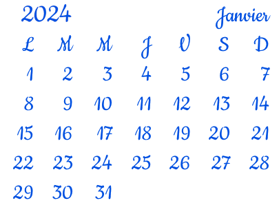 Matrices Janvier 2024