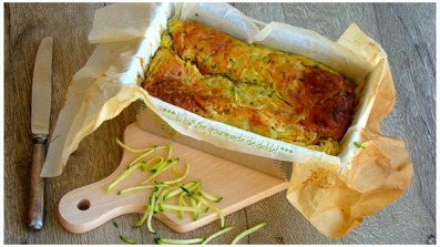 CAKE COURGETTE ET POULET